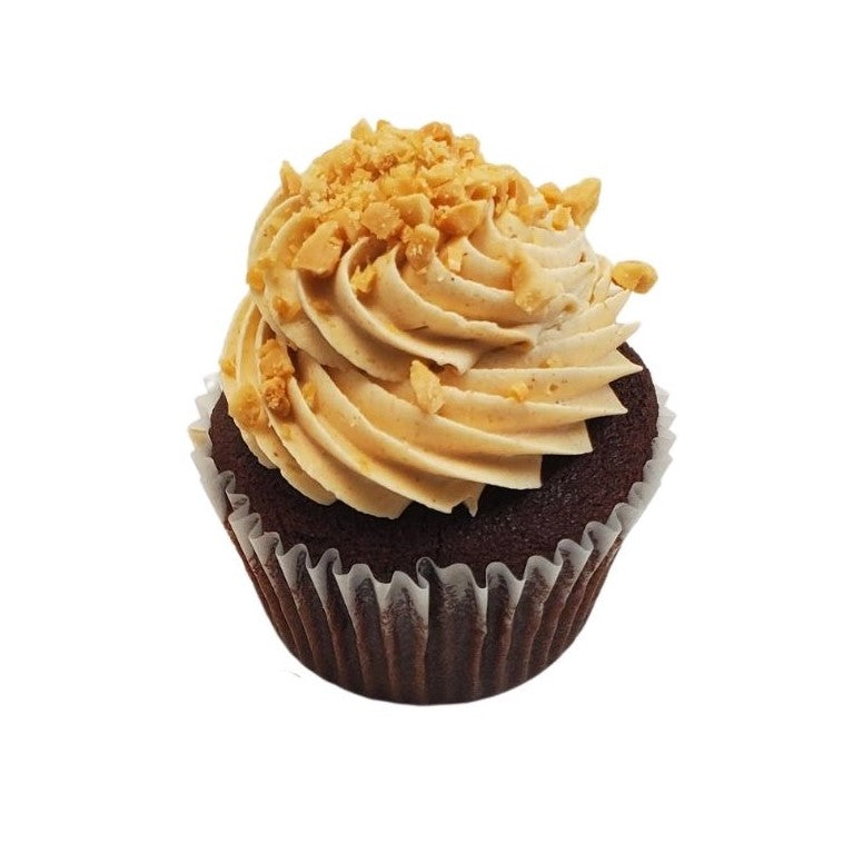 Chocolate Whipped Peanut Butter Cupcake