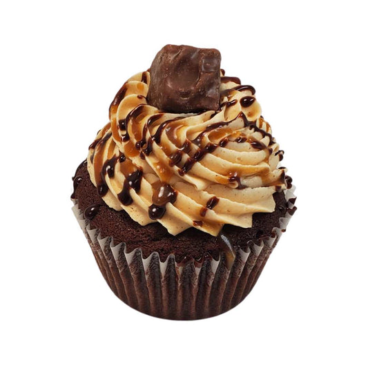 Chocolate Snickers Cupcake