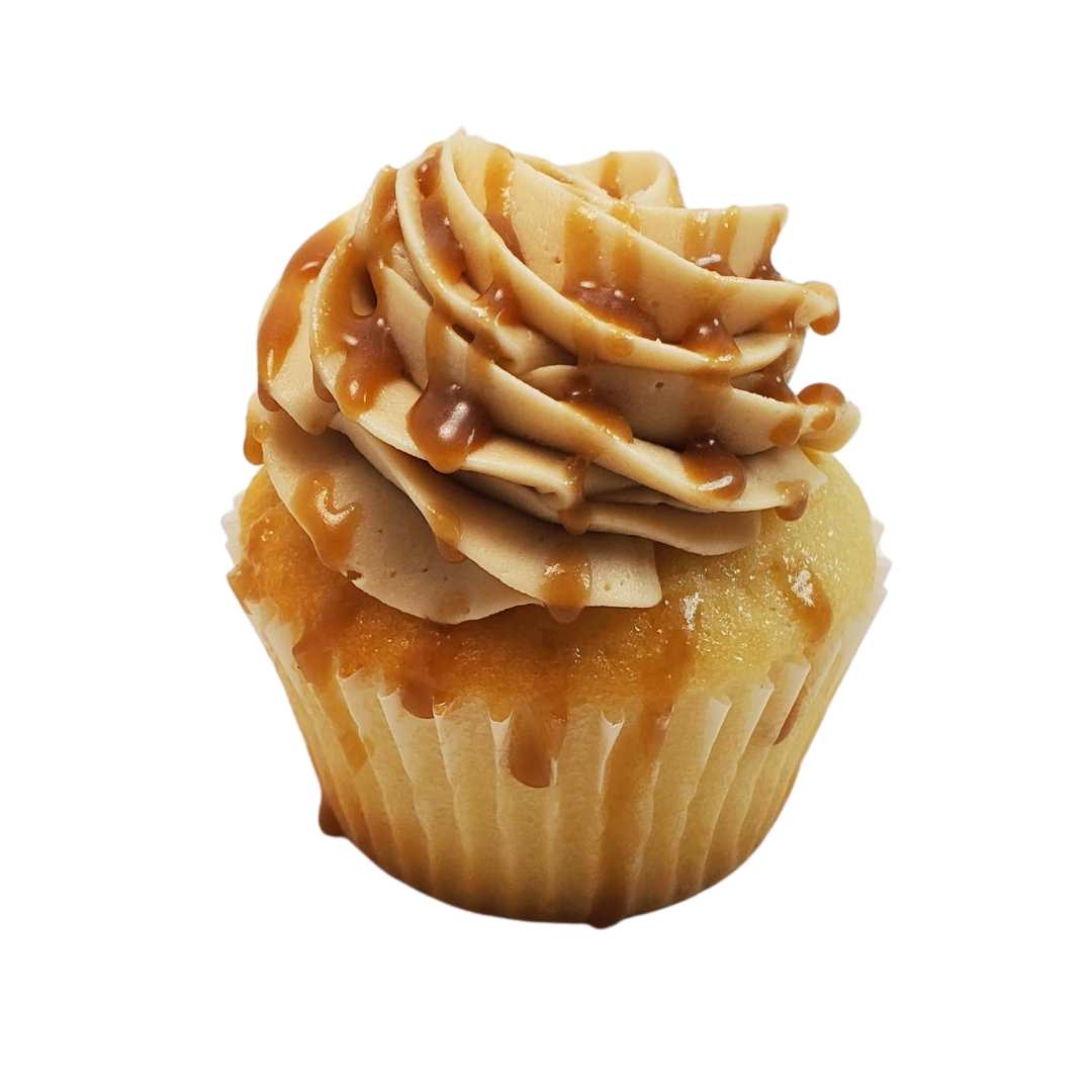 Vanilla Salted Caramel Cupcake
